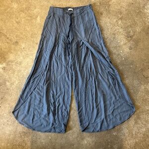 Split front pants